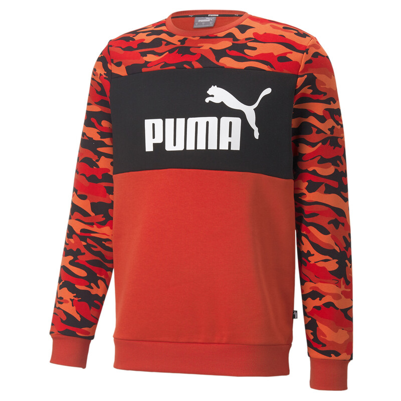 

Men's PUMA Camo Regular Fit Crew-Neck Sweatshirt
