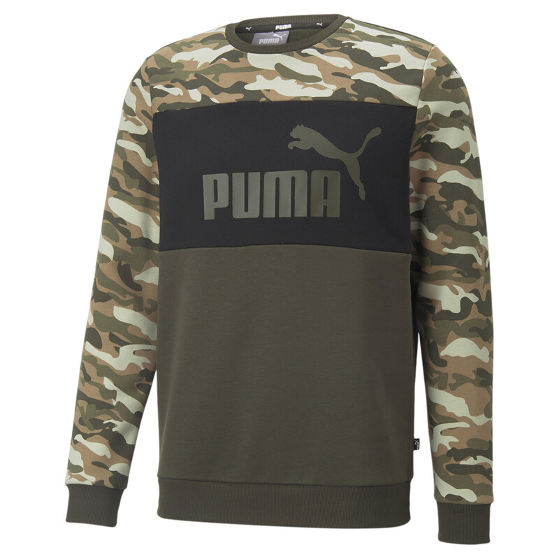 

Men's PUMA Camo Regular Fit Crew-Neck Sweatshirt
