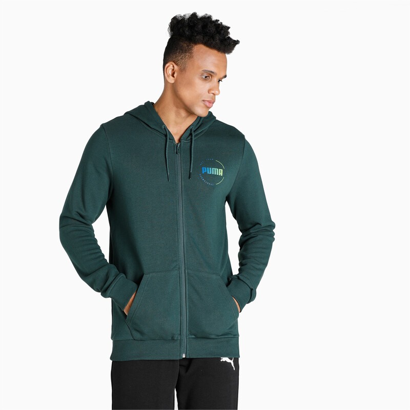 

Men's PUMA Full-Zip Hooded Slim Fit Jacket