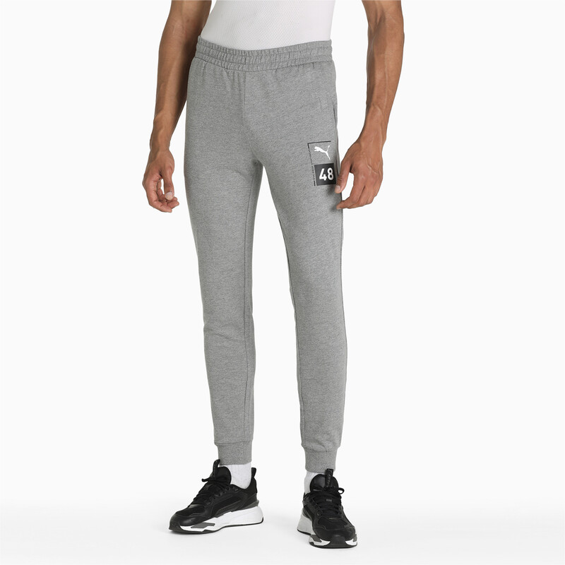 Men's PUMA Graphic Slim Fit Pants, Gray