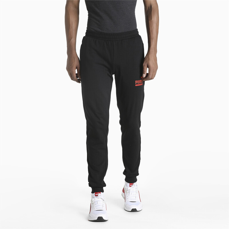 

Men's PUMA Graphic Slim Fit Pants, Black