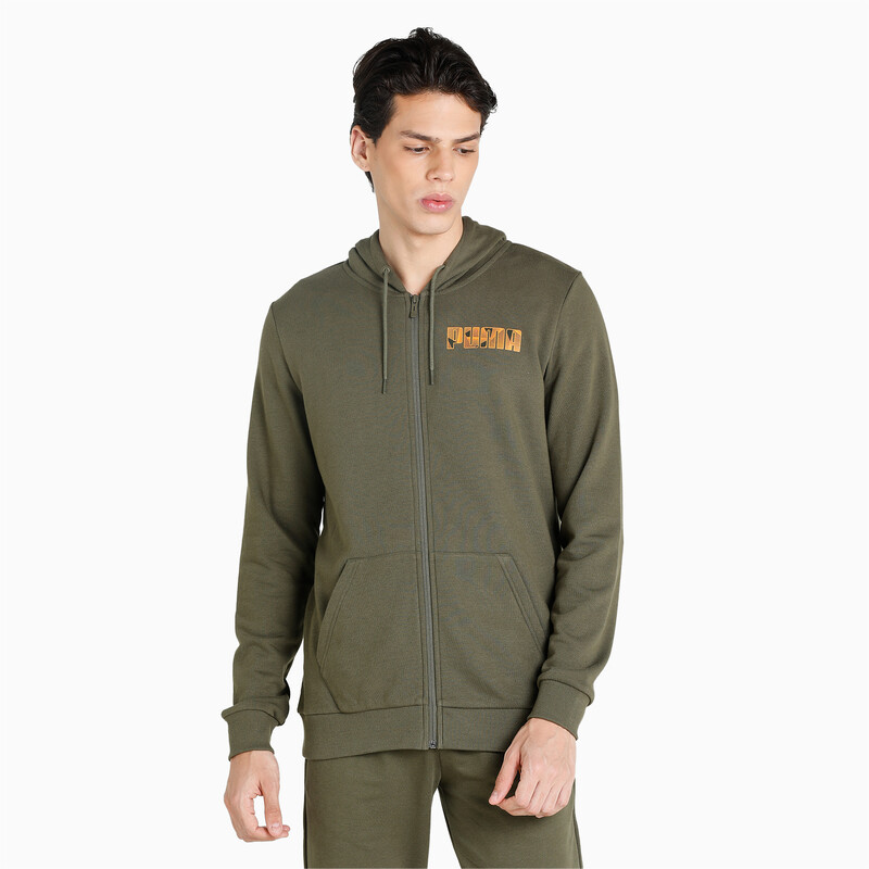 

Men's PUMA Fleece Slim Fit Hoodie, Gray