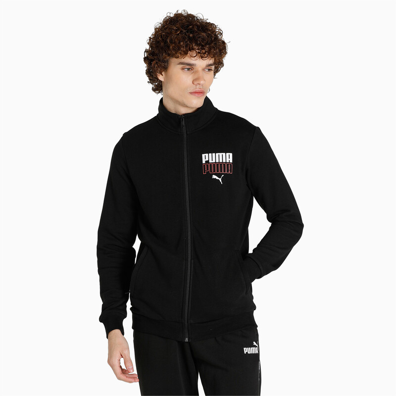 

Men's PUMA Graphic Slim Fit Hoodie, Black