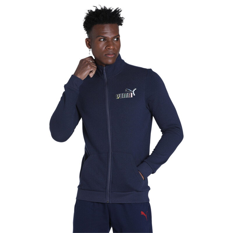 

Men's PUMA Graphic Slim Fit Jacket, Purple