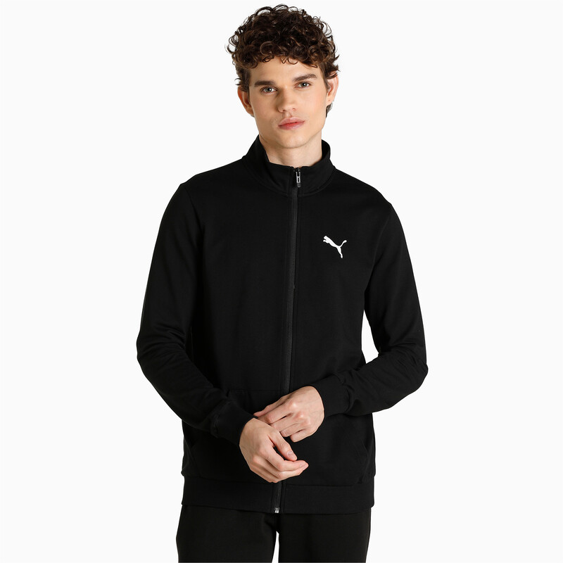 

Men's PUMA India Slim Fit Polo Jacket, Black