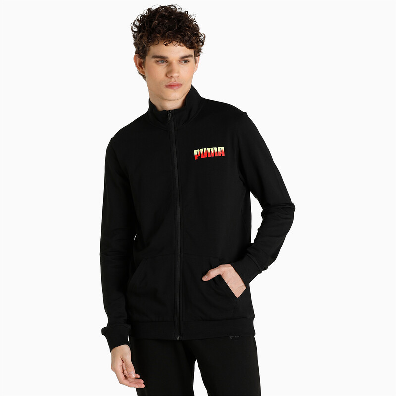 

Men's PUMA Slim Fit Sweat Jacket, Black