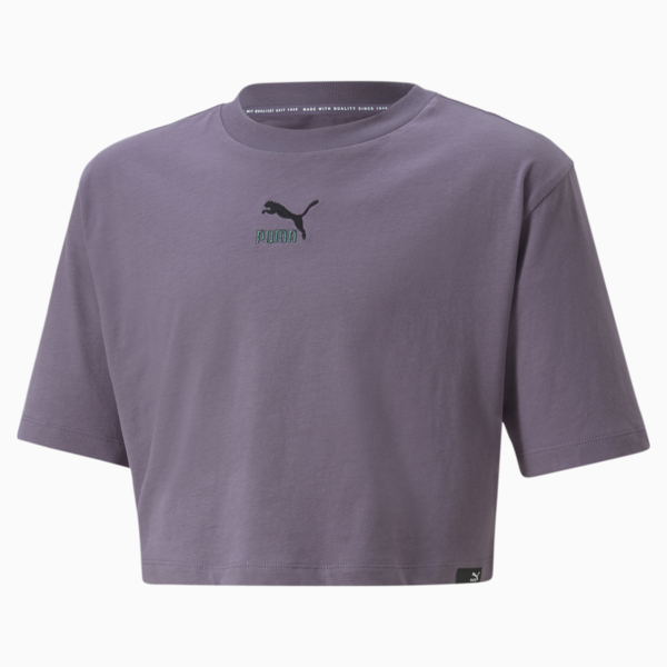 Classics GRL Tee Youth, Purple Charcoal, large-ZAF