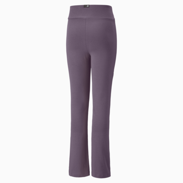 Classics GRL Flared Leggings Youth, Purple Charcoal, large-ZAF