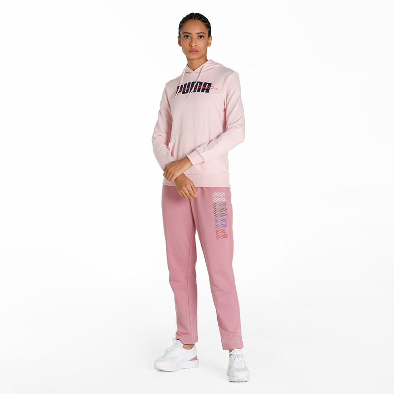 

Women's PUMA Graphic Regular Fit Hoodie, Lotus