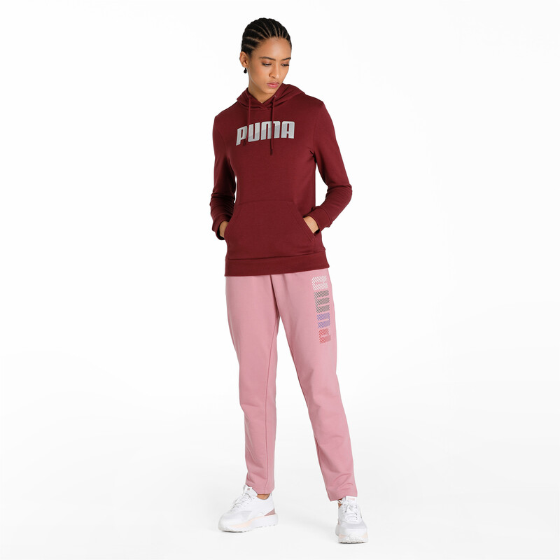 

Women's PUMA Graphic Regular Fit Hoodie, Burgundy