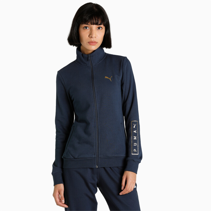 Blue puma tracksuit womens store