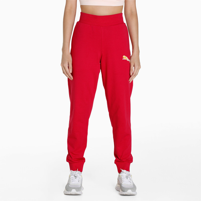 

Women's PUMA Graphic Regular Fit Pants, Red
