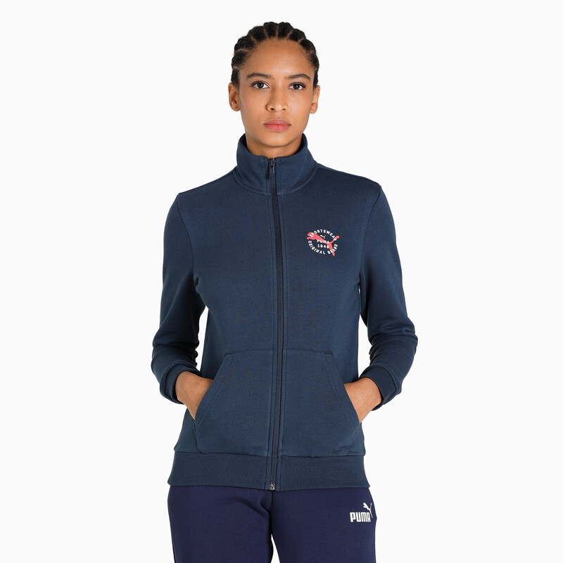 

Women's PUMA Regular Fit Graphic Logo Jacket VII