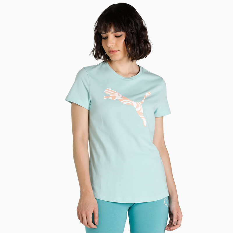 

Women's PUMA Graphic Regular Fit T-Shirt, Black/blue