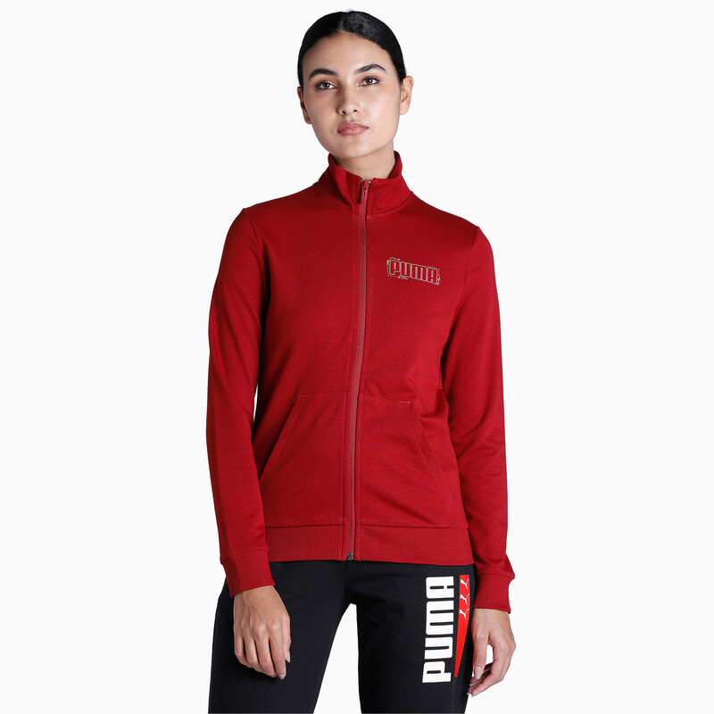 

Women's PUMA Graphic Regular Fit Jacket, Red