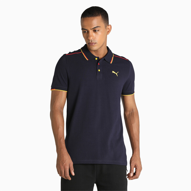 

Men's PUMA Contrast Tipping Polo, Purple