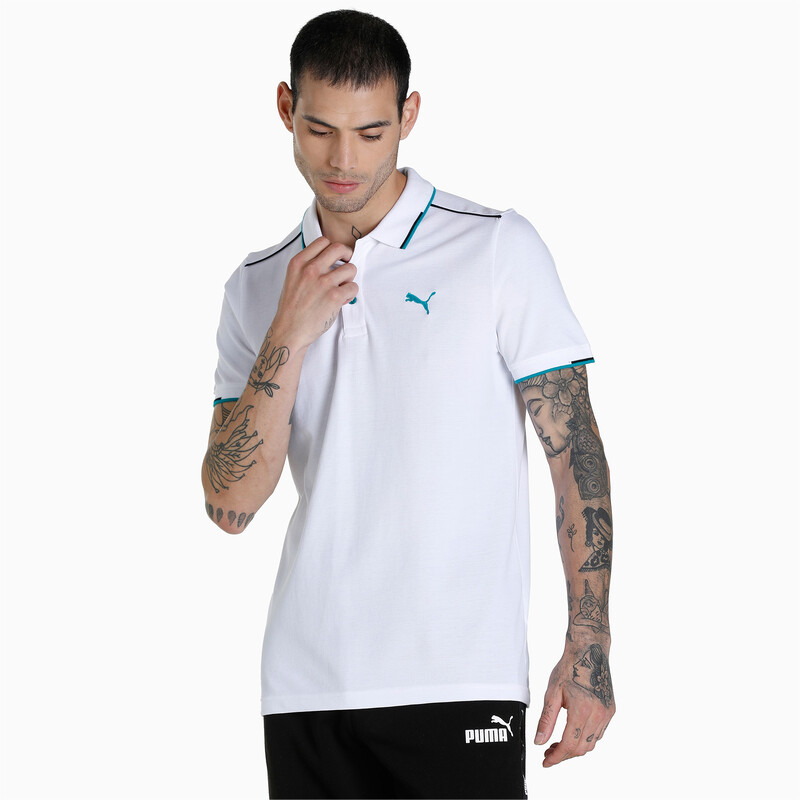 

Men's PUMA Contrast Tipping Slim Fit Polo