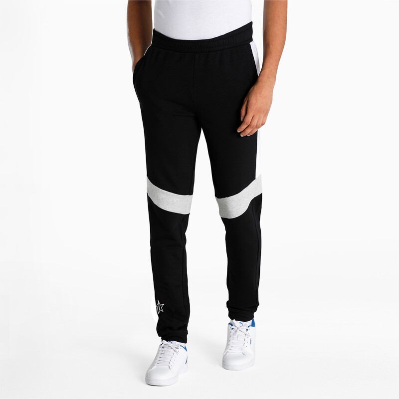 

Men's PUMA Colorblock Pants, Black