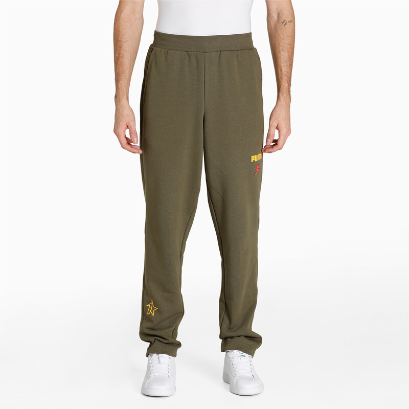 

Men's PUMA Regular Fit Knitted Pants, Gray