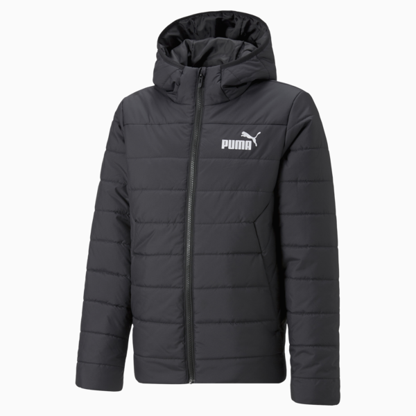 Campera juvenil acolchada Essentials, Puma Black, large-ARG