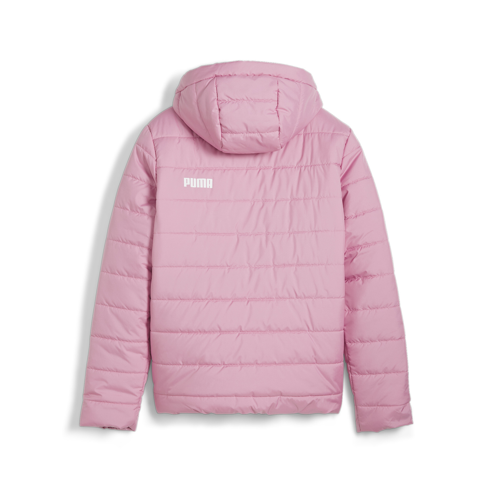 Men's Puma Essentials Padded Jacket Youth, Pink, Size 11-12Y, Clothing