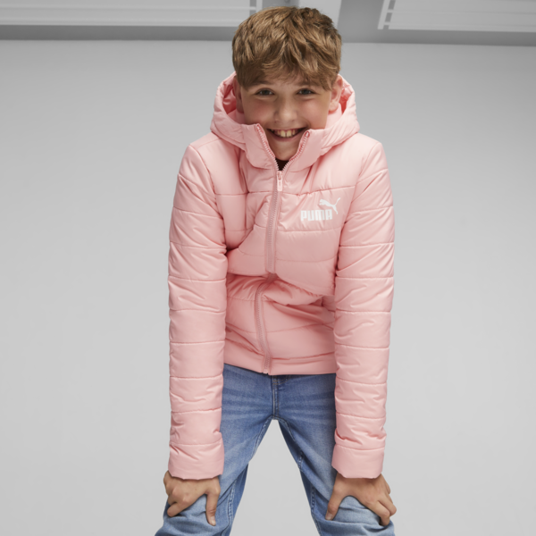 Campera juvenil acolchada Essentials, Peach Smoothie, large-ARG