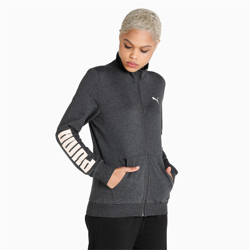 

Women's PUMA Regular Fit Graphic Jacket, Gray