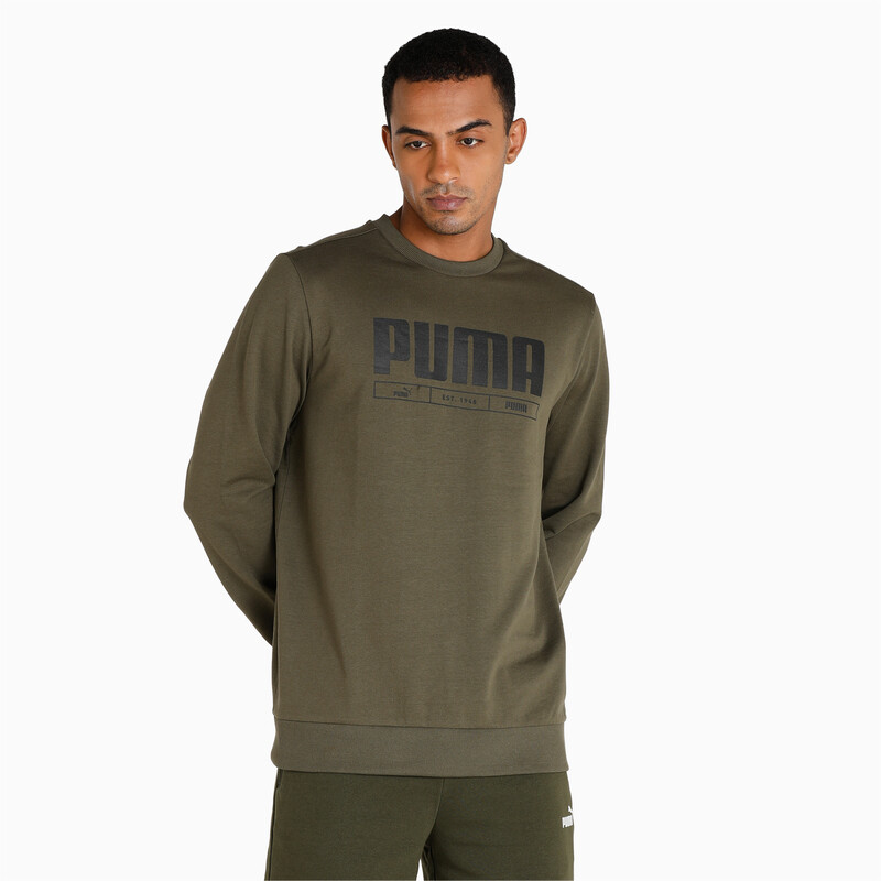 

Men's PUMA Basic Sweat, Gray