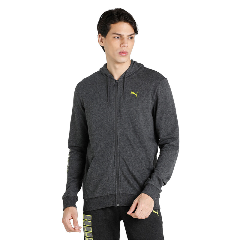 

Men's PUMA Formstripe Full-Zip Slim Fit Jacket, Gray