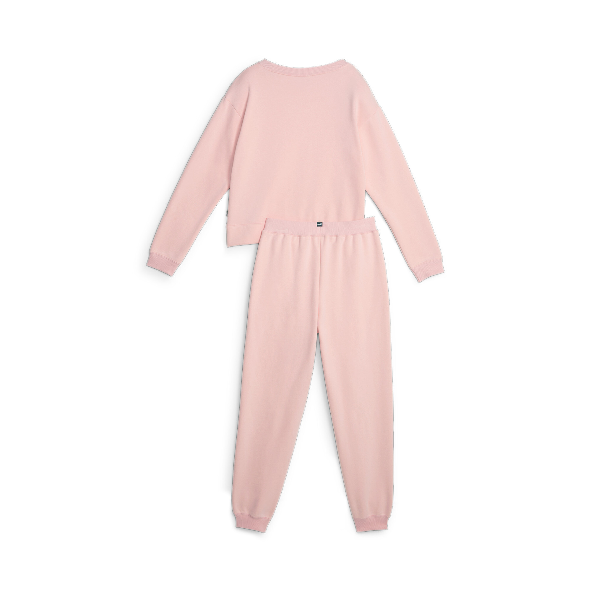 Women's Puma Loungewear Suit Youth, Pink, Size 7-8Y, Clothing
