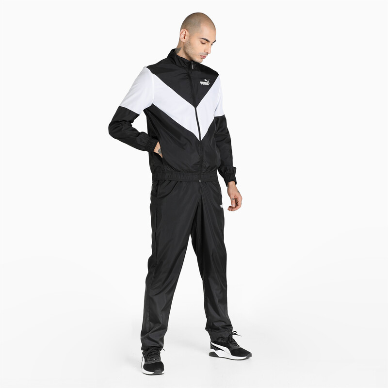 

Men's PUMA Woven Regular Fit Track Suit, Black