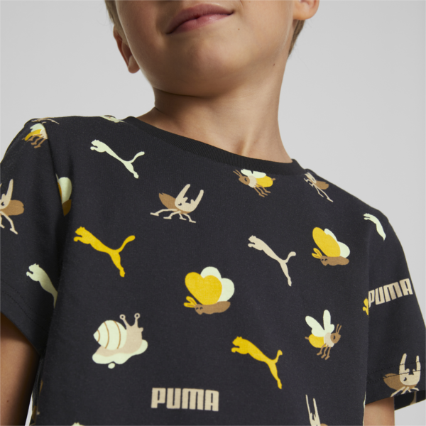 SMALL WORLD Tee Kids, Puma Black, large-ZAF