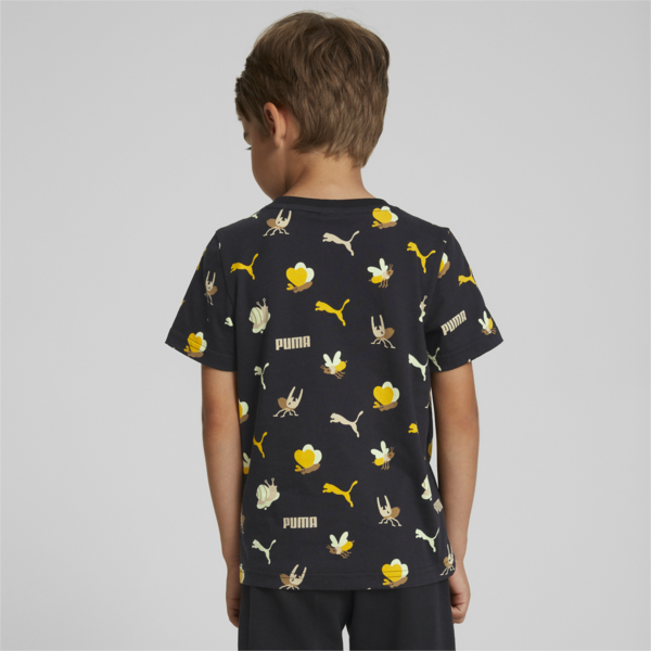 SMALL WORLD Tee Kids, Puma Black, large-ZAF