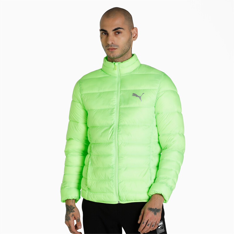 

Men's PUMA PWRWarm Jacket, Gray/green