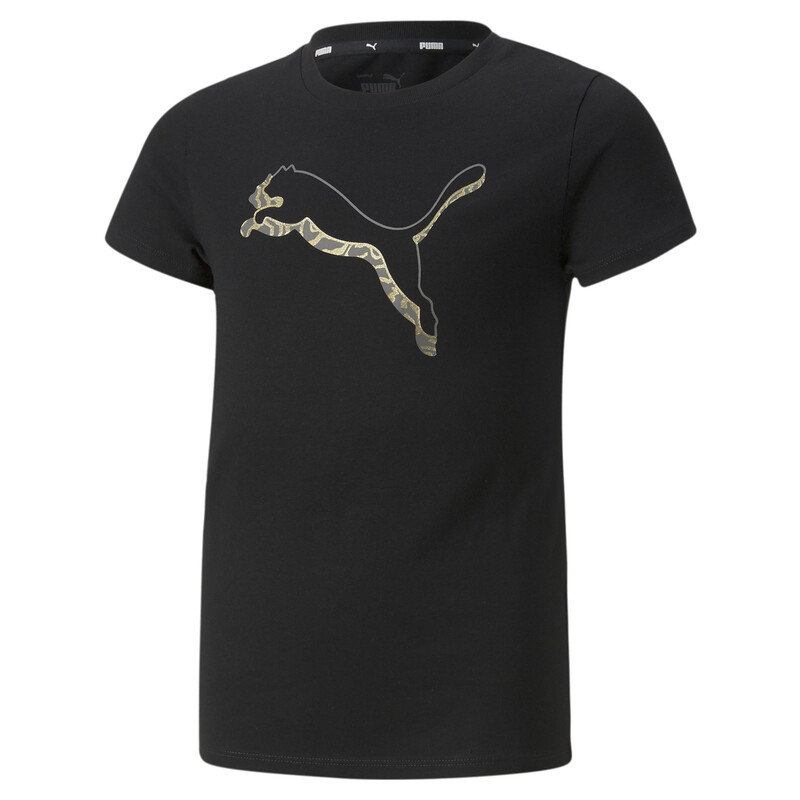 

PUMA Alpha T-Shirt Youth Regular Fit, Black