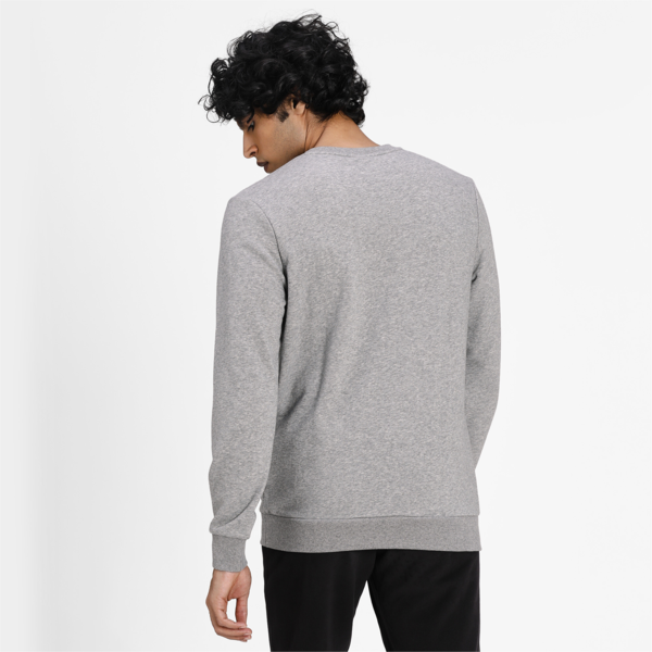 Buzo para hombre Essentials Big Logo Crew, Medium Gray Heather, large-ARG