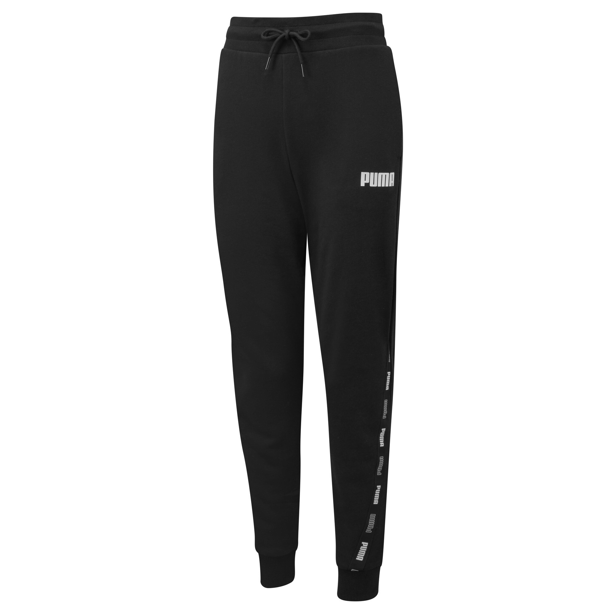 PUMA Tape French Terry Pants Track Bottoms Joggers CL Womens