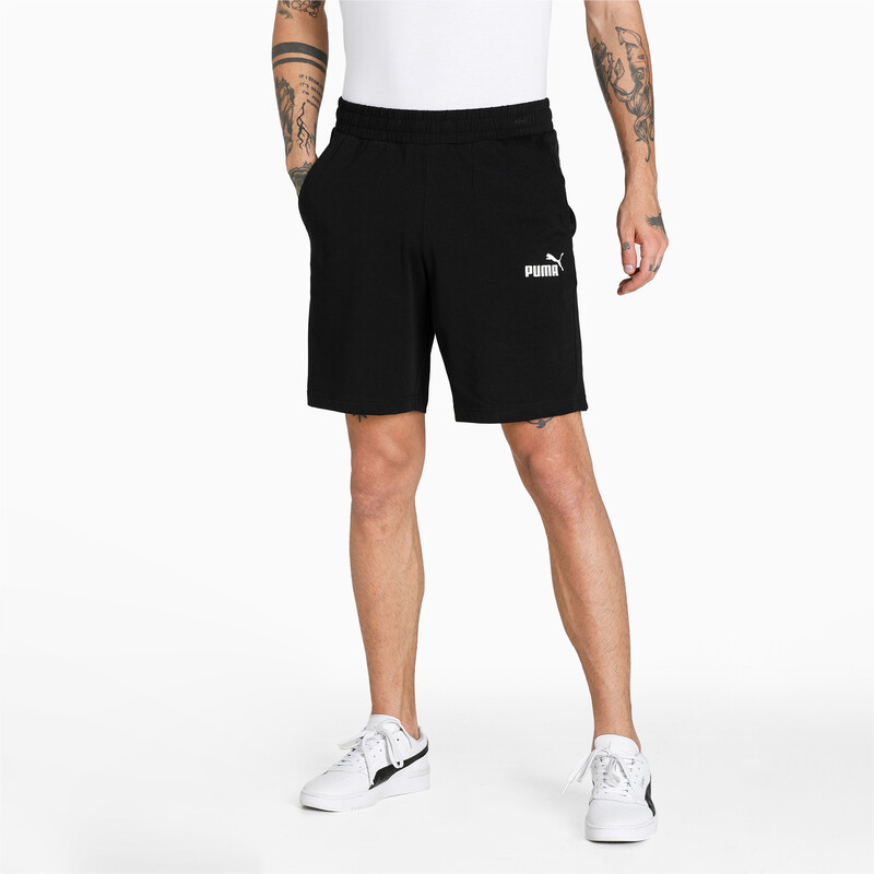 

Men's PUMA Essential Jersey Shorts, Black
