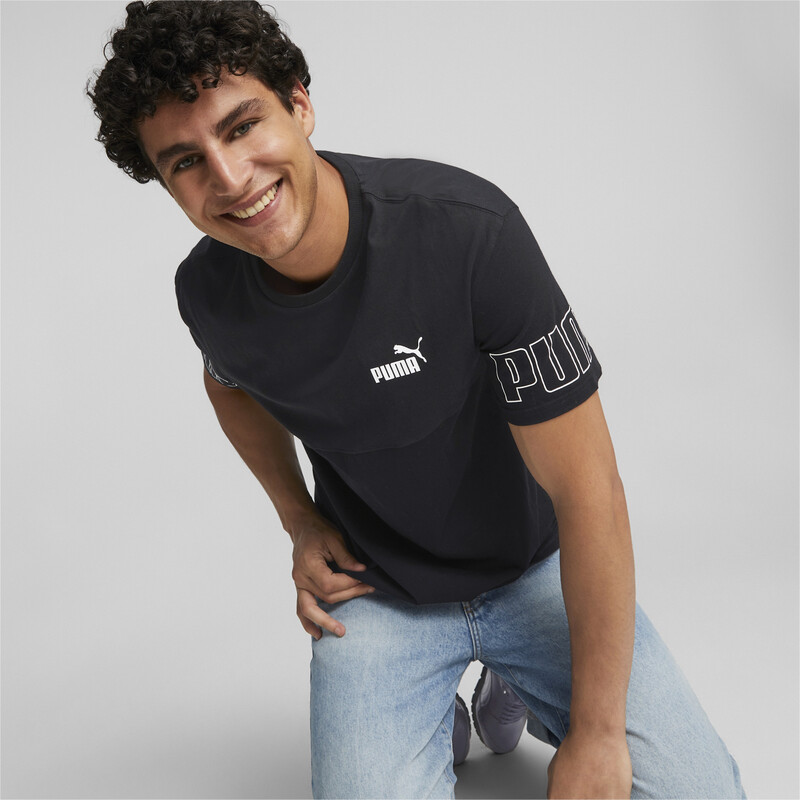 

Men's PUMA Power Colourblock Relaxed Fit T-Shirt