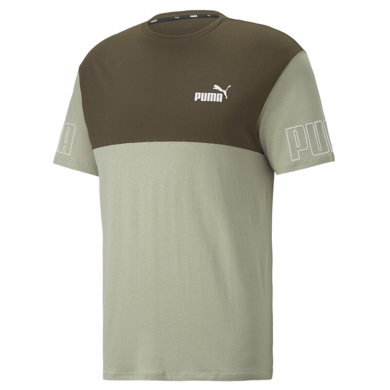 

Men's PUMA Power Colourblock Relaxed Fit T-Shirt