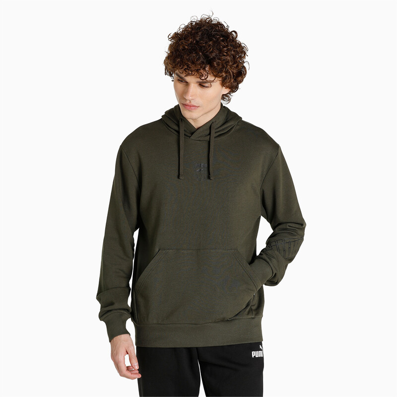 

Men's PUMA Rebel Hoodie TR, Black/brown