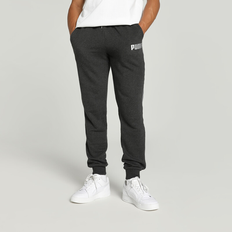 

Men's PUMA METALLIC NIGHTS Tape Sweatpants, Gray
