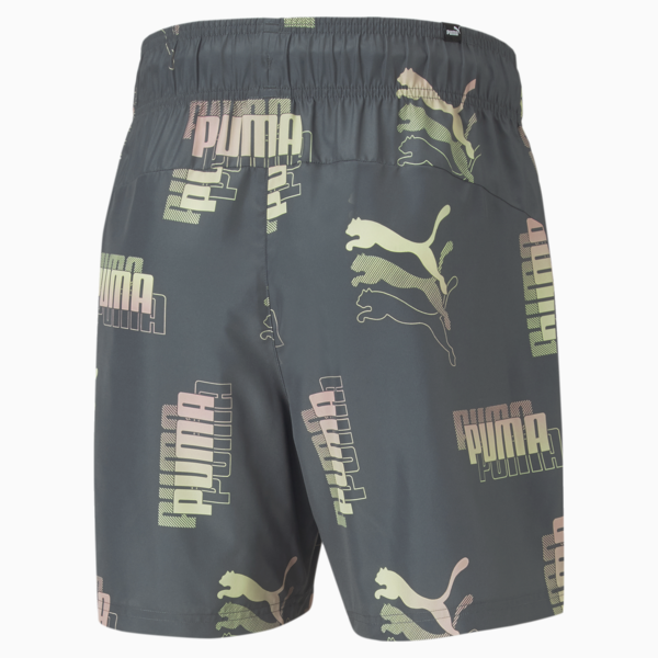 Power Summer Printed Men's Shorts, Dark Slate, large-ZAF