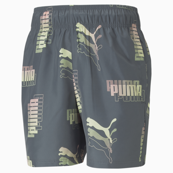 Power Summer Printed Men's Shorts, Dark Slate, large-ZAF