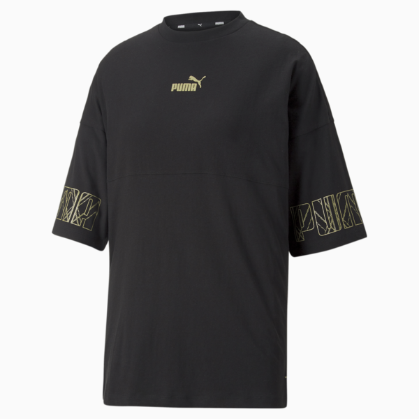 Power Deco Glam Tee Women, Puma Black, large-ZAF