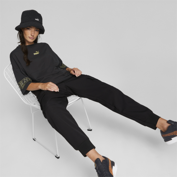 Power Deco Glam Tee Women, Puma Black, large-ZAF