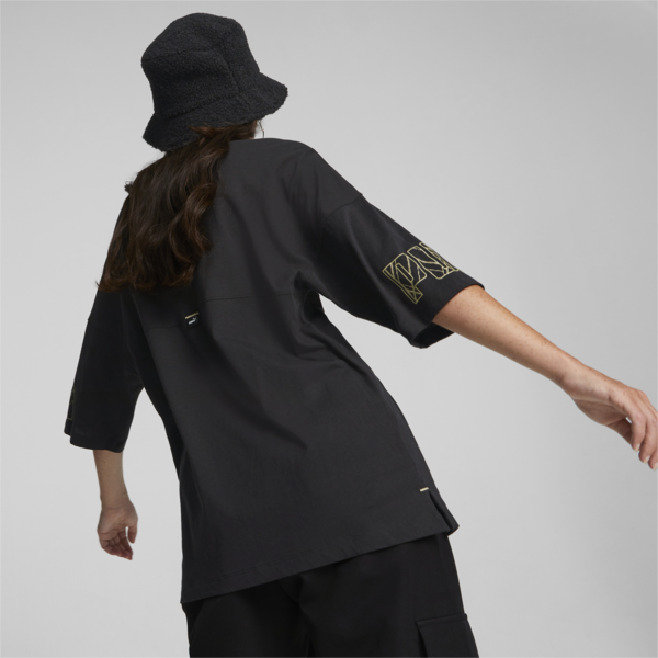 Power Deco Glam Tee Women, Puma Black, large-ZAF