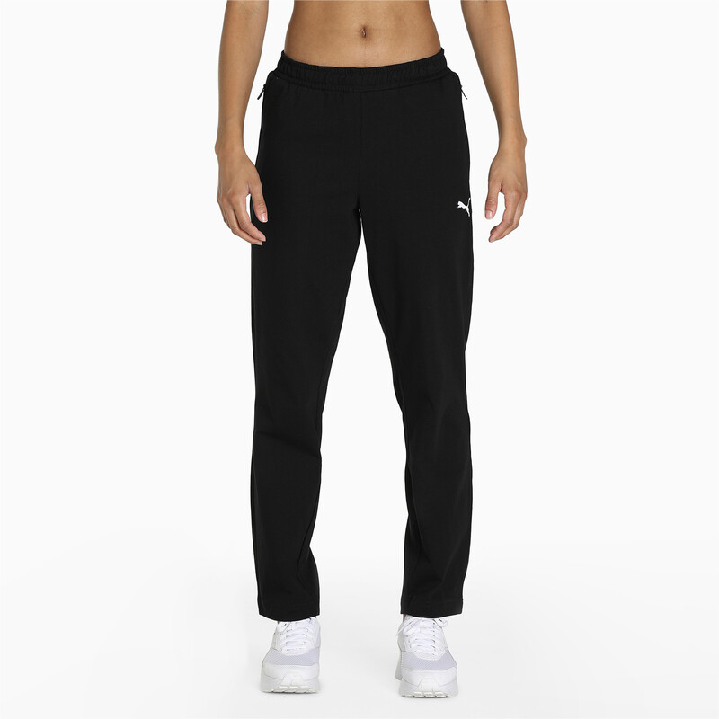 Women's PUMA Zippered Jersey Regular Fit Sweatpants