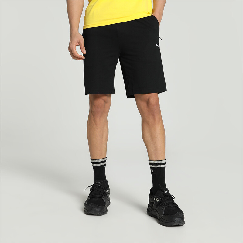 Men's PUMA Zippered BT Shorts in Black size S