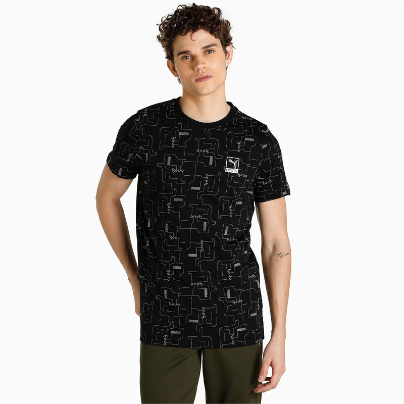 Puma one8 clearance black t shirt